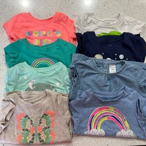 8 toddler tees